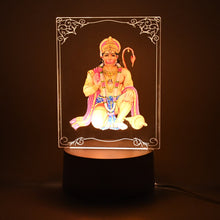 Hanuman Ji 3D Frame with Light