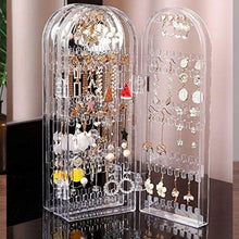 4 Folding Storage Hanger Acrylic Earring Screen Holder Display Stand Clear (1 Set)
