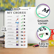 Portable My Chores Home Note Board Management Planning Memo Boards Reminding Time. (Size :- 20x12Cm)