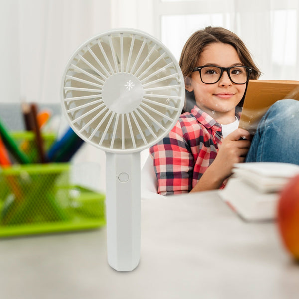 Mini Portable Rechargeable Fan – Lightweight & Easy to Carry (1 Pc | Battery Not Included)