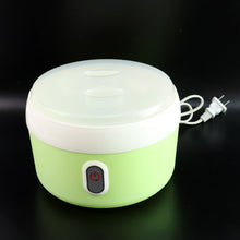 Green Electric Yogurt Maker used in all kinds of household and kitchen places for making yoghurt.